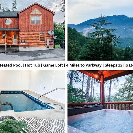 Indoor Heated Pool Hot Tub Cabin Sevierville Exterior foto